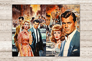 Retro Cinema Junk Journal Pages, a Person Illustration by GlamArtZhanna (Thumbnail 6 of 9)