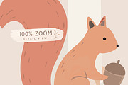 Woodland Kids Wall Mural, a Wallpaper Graphic by by creative paper (Thumbnail 5 of 10)