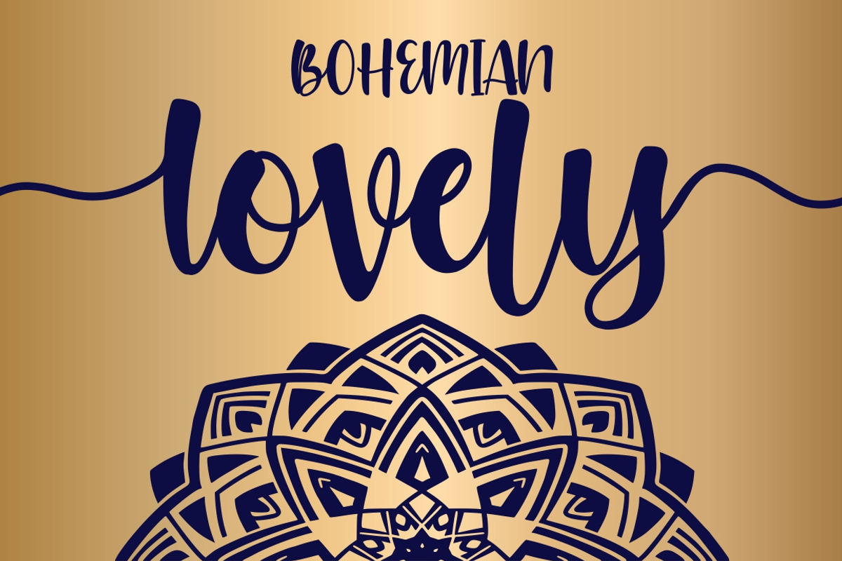 Bohemia - Modern Handlettering preview 3
