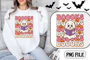 Boooks Halloween Ghost Book PNG, a Seasonal Illustration by CrexoraLab (Thumbnail 1 of 4)