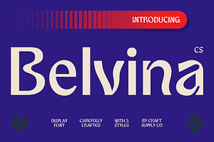 CS Belvina Psychedelic Font