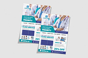 Healthcare Clinic Promotional Flyer, a Flyer Template by Designscozy (Thumbnail 2 of 5)