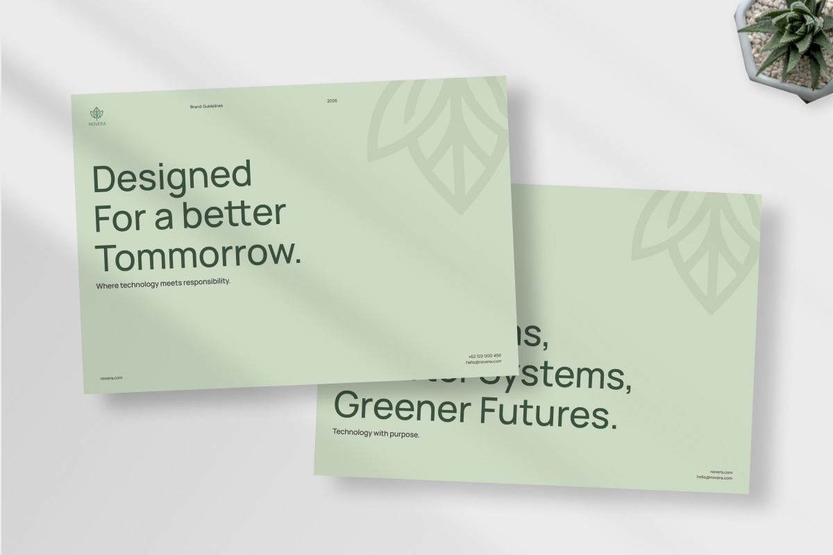 Sustainable Eco Brand Guidelines, a Branding & Logo Template by trabaskriya (Photo 6 of 6)
