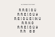 Garphel - Typewriter Slab Font, a Slab Serif Font by QR Design Studio (Thumbnail 6 of 9)