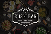 18 Sushi Bar Logos and Badges, a Branding & Logo Template by Vasya Kobelev (Thumbnail 10 of 13)