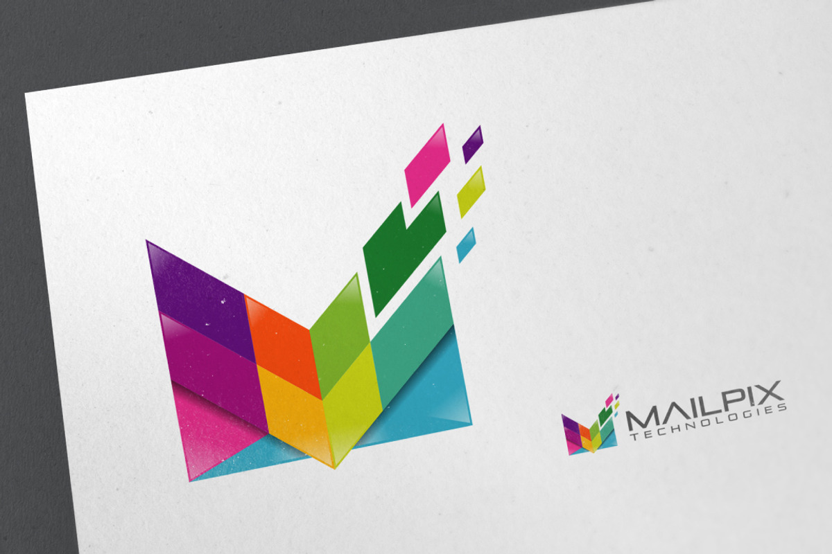 Mail Pix Technology Logo, a Branding & Logo Template by emotions76 (Photo 1 of 2)