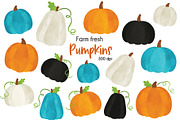 Fall Pumpkin Clip art, an Illustration by SugarPickle Clip Art (Thumbnail 1 of 2)