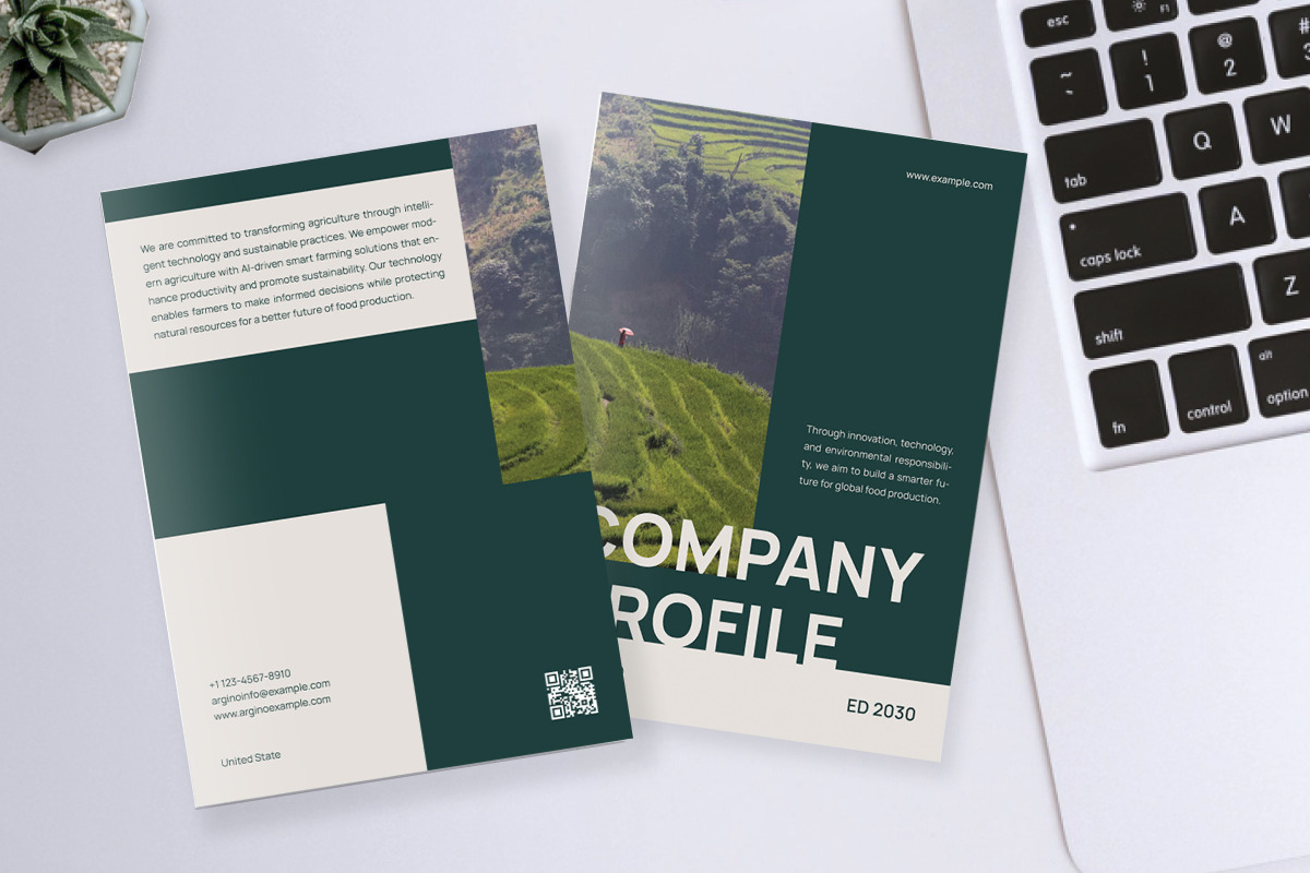 AI Agriculture Smart Farm Brochure, a Brochure Template by productype1 (Photo 6 of 6)