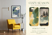 Fall painted abstract background, a Background Graphic by Yuliya Derbisheva (Thumbnail 2 of 17)