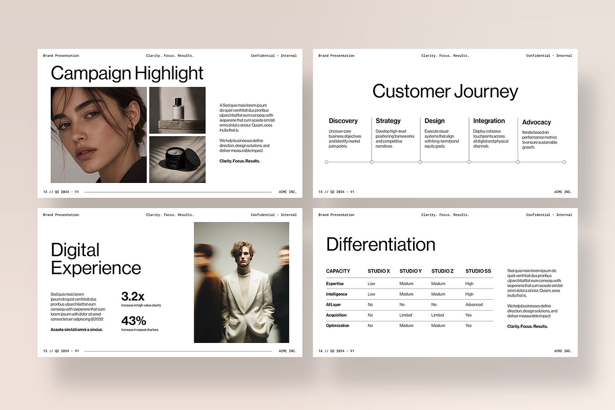 Minimalist Presentation Template, a Presentation Template by BrandPacks (Photo 5 of 7)