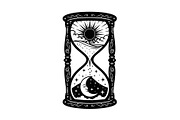 Celestial Sun Moon Hourglass Bundle, an Illustration by Gaye Art (Thumbnail 14 of 31)