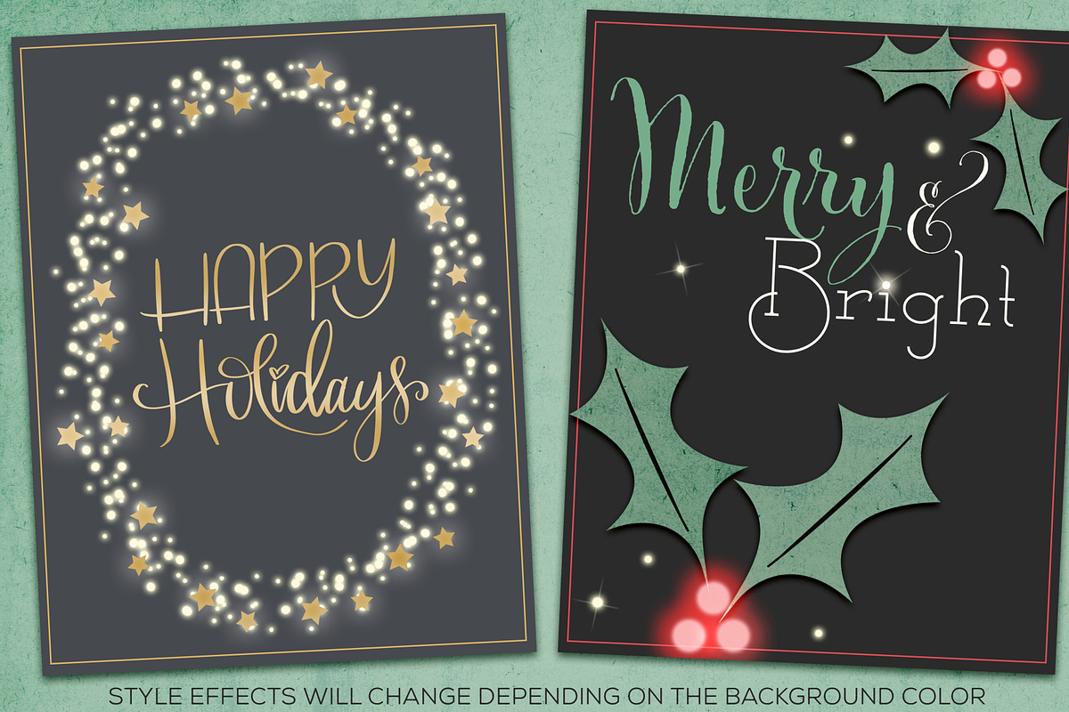 PS String Lights Brushes & Styles preview 5