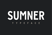 Sumner Typeface, a Sans Serif Font by Millieangelo (Thumbnail 1 of 7)