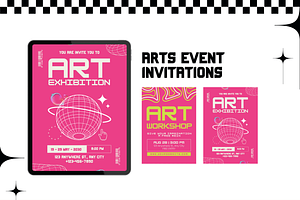 30 Retro Y2K Invitation Templates