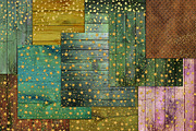Golden confetti wood backgrounds, a Texture Graphic by Area (Thumbnail 4 of 4)