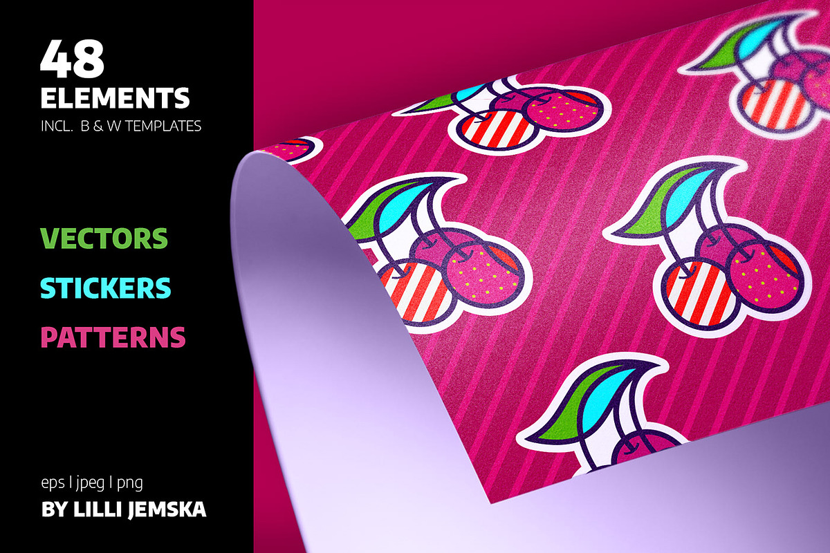 FRESH FRUITS Pop Art Collection XXL, an Education Illustration by Lilli Jemska Studio (Photo 6 of 6)