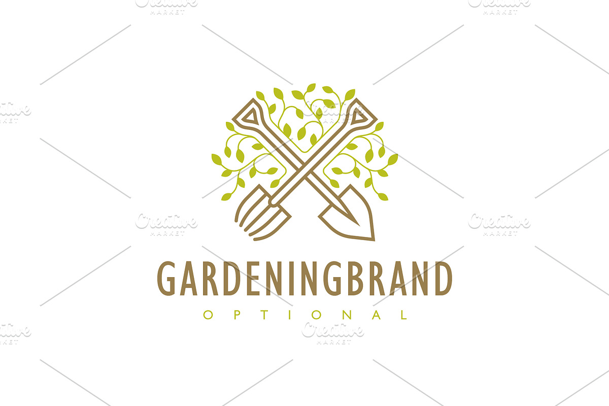 Sustainable Gardening Custom Logo, a Branding & Logo Template by ARTE MIGUEL (Photo 1 of 3)