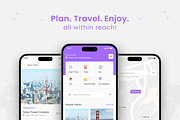 Traveze - Travel App UI Kit, an UI Kit Template by restiyathena (Thumbnail 5 of 6)
