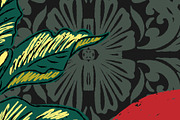 Asian Inspired Whale Datura Pattern, a Pattern Graphic by NayaChu (Thumbnail 8 of 11)
