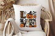 Love Halloween, Pumpkin With Witch H, a Graphic by Libby Wishes (Thumbnail 4 of 4)