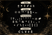 Luna Muse Gothic Decorative Typeface, a Blackletter Font by mesuka (Thumbnail 6 of 7)