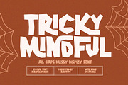 Tricky Mindful All Caps Ugly Font, a Sans Serif Font by Airotype (Thumbnail 1 of 12)