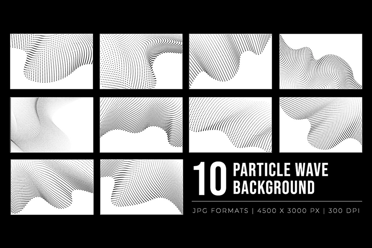Particle Wave Background, a Background Graphic by Pitchlook.Studio (Photo 2 of 2)