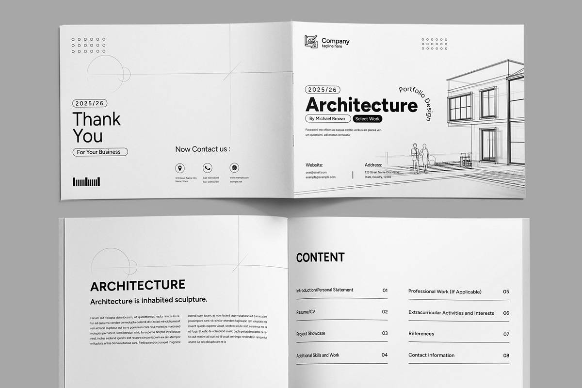 Black Architecture Portfolio preview 2