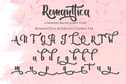 Romanttica-Lovely Brush Script Font, a Script Font by Dm Studio (Thumbnail 10 of 12)