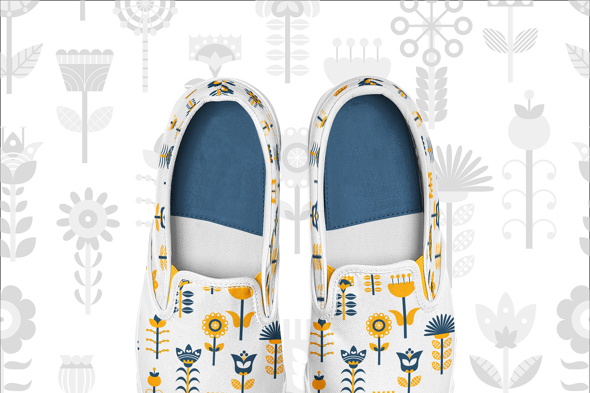 Folk Art Seamless Collection, a Background Graphic by Petite Lily (Photo 7 of 8)