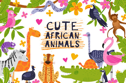 Cute African animals