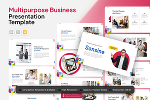 Multipurpose Business Google Slide, a Presentation Template by Annora Studio