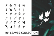101 Procreate Leaves Stamp Brushes, a Brush Add-On by Masherdraws (Thumbnail 2 of 8)