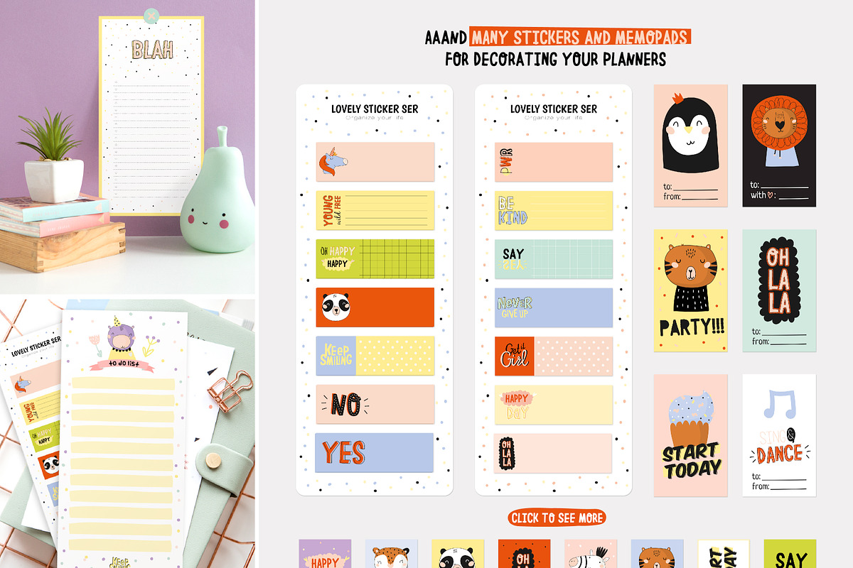 BUNDLE STATIONERY planners calendars, an Object Graphic by Ruslana Lubenets (Photo 67 of 96)