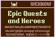 Highest Power font, a Serif Font by weknow (Thumbnail 3 of 8)