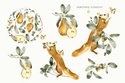Vintage Forest Watercolor Collection, an Object Illustration by ArtMaslyana (Thumbnail 4 of 15)