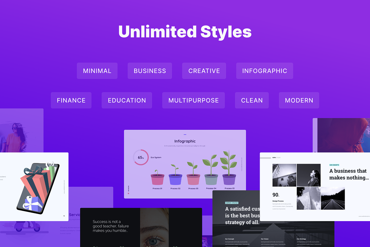 UDEA HUGE BUNDLE 10 IN 1, a Presentation Template by UDEA Store (Photo 5 of 17)