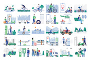 50 Transport Illustration Pack, an Illustration by Vector Portal (Thumbnail 5 of 5)