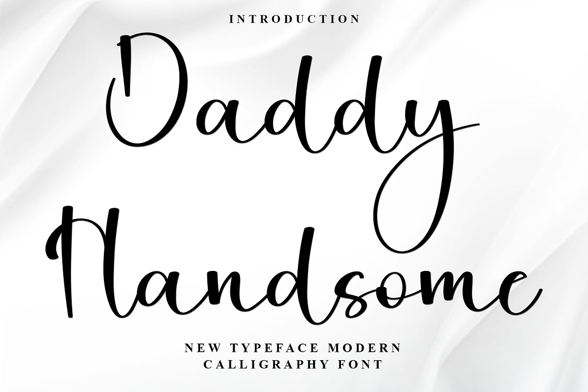 Daddy Handsome, a Handwritten Font by InermediaSTUDIO (Photo 1 of 7)