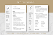 Modern Resume Template - The Helena, a Resume Template by AntDesignStudio (Thumbnail 3 of 9)