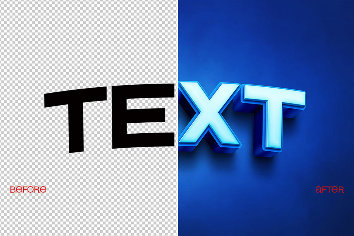 Bumps Text Effect, a Layer Style Add-On by dokudokunomi