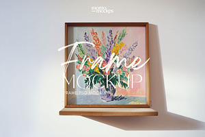 Square Frame Mockup Art PSD