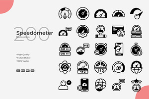 Speedometer Duotone Icons, a Duotone Icon by Bloodline