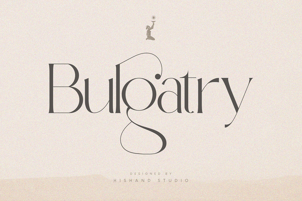 Bulgatry Elegant Serif, a Serif Font by Hishand Studio (Photo 1 of 10)