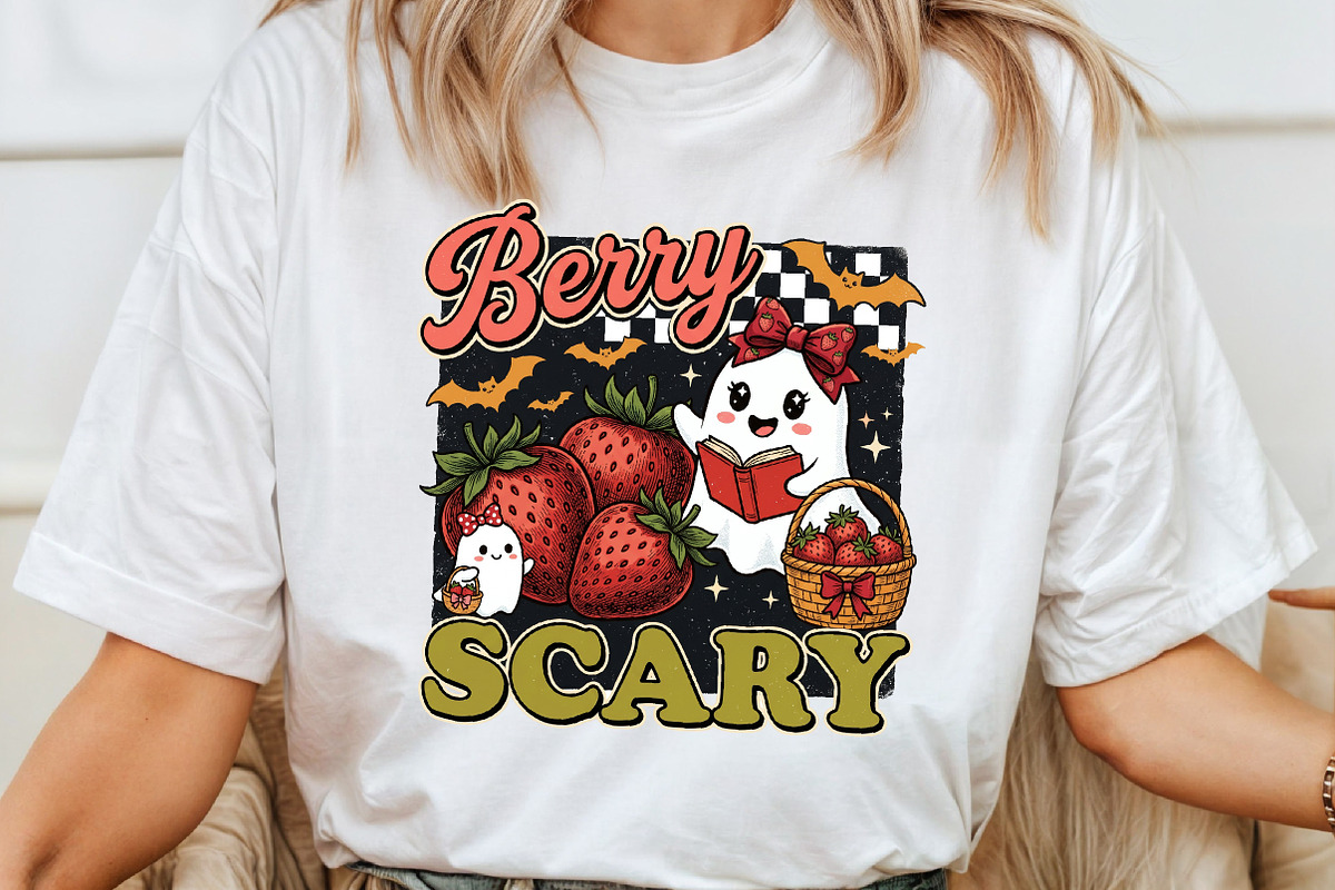Berry Scary Png-Halloween Cute Ghost, an Object Illustration by Sublimation Artist (Photo 4 of 9)