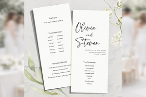 Modern Script Program Canva bd007, a Card Template by TyphoonStudio
