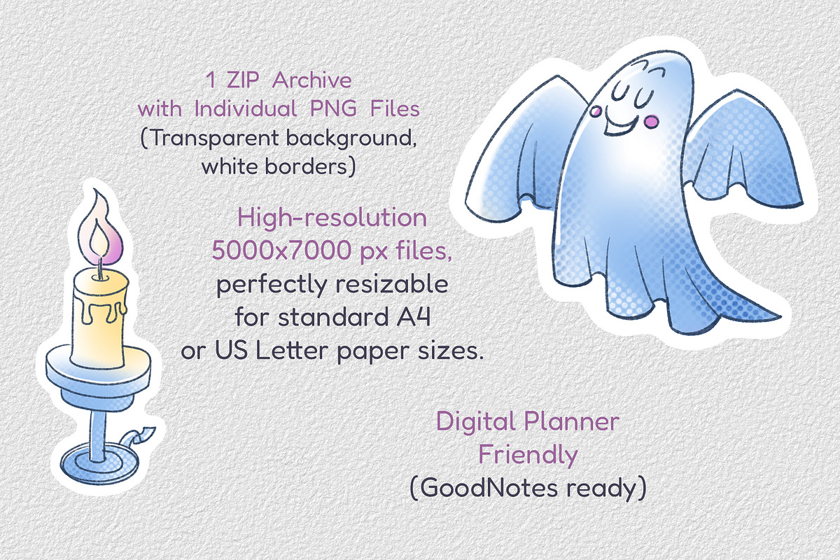 Cute Spooky Halloween Stickers Vol 2, an Object Graphic by ArtyCats (Photo 4 of 5)
