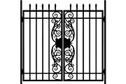 Ornamental Metal Fence Design Vector, an Object Graphic by Designer_Momina (Thumbnail 3 of 13)