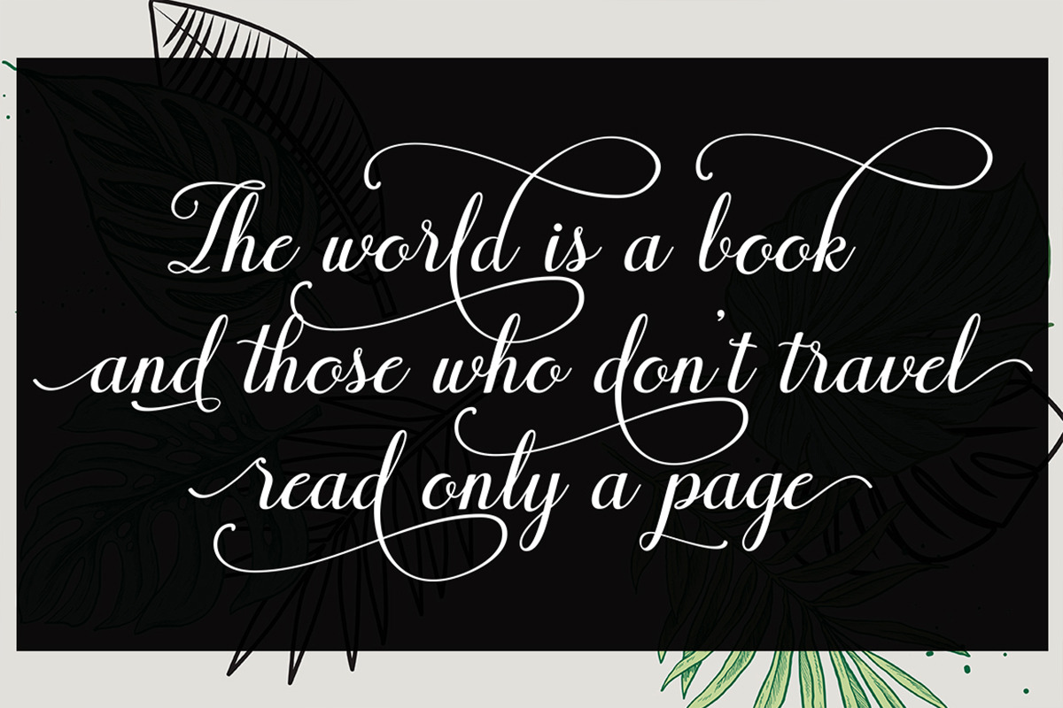 Shiffany Script, a Script Font by Attract Studio (Photo 5 of 6)