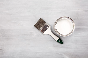 Brush and white paint, Trendy color, an Arts & Entertainment Photo by Anna Efetova